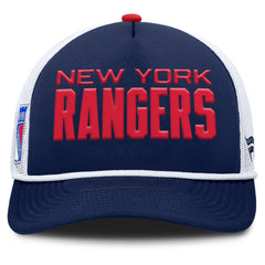 New York Rangers Fanatics Authentic Pro Rink A-Frame Adjustable Hat - Navy/White | US 202498888
