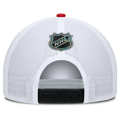 Detroit Red Wings Fanatics Authentic Pro Rink A-Frame Adjustable Hat - Black/White | US 202498892