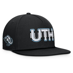 Utah Mammoth Fanatics Authentic Pro Rink Team Code Snapback Hat - Black | US 202498909