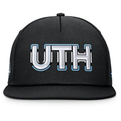 Utah Mammoth Fanatics Authentic Pro Rink Team Code Snapback Hat - Black | US 202498909