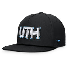 Utah Mammoth Fanatics Authentic Pro Rink Team Code Snapback Hat - Black | US 202498909