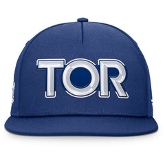 Toronto Maple Leafs Fanatics Authentic Pro Rink Team Code Snapback Hat - Blue | US 202498917