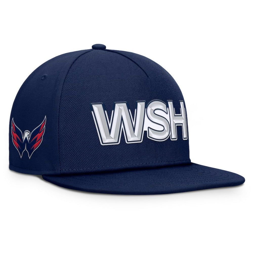 Washington Capitals Fanatics Authentic Pro Rink Team Code Snapback Hat - Navy | US 202498920
