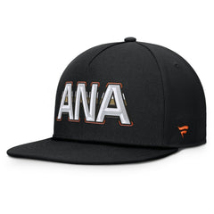 Anaheim Ducks Fanatics Authentic Pro Rink Team Code Snapback Hat - Black | US 202498922