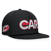 Carolina Hurricanes Fanatics Authentic Pro Rink Team Code Snapback Hat - Black | US 202498926