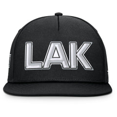 Los Angeles Kings Fanatics Authentic Pro Rink Team Code Snapback Hat - Black | US 202498929