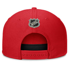 Detroit Red Wings Fanatics Authentic Pro Rink Team Code Snapback Hat - Red | US 202498934