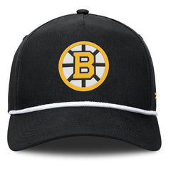 Boston Bruins Fanatics Authentic Pro Rink Roper A-Frame Adjustable Hat - Black | US 202498939