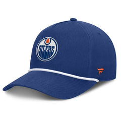 Edmonton Oilers Fanatics Authentic Pro Rink Roper A-Frame Adjustable Hat - Royal | US 202498942
