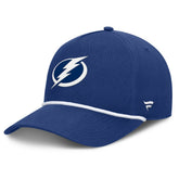 Tampa Bay Lightning Fanatics Authentic Pro Rink Roper A-Frame Adjustable Hat - Blue | US 202498963