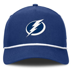 Tampa Bay Lightning Fanatics Authentic Pro Rink Roper A-Frame Adjustable Hat - Blue | US 202498963