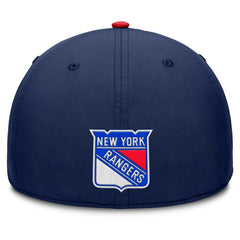 New York Rangers Fanatics Authentic Pro Rink Team Code Flex Hat - Navy/Red | US 202498972