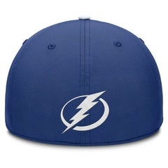Tampa Bay Lightning Fanatics Authentic Pro Rink Team Code Flex Hat - Blue/White | US 202498980