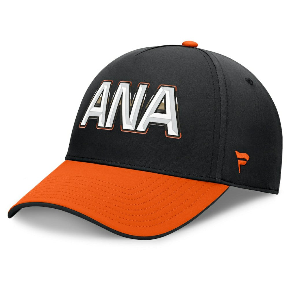 Anaheim Ducks Fanatics Authentic Pro Rink Team Code Flex Hat - Black/Orange | US 202498987