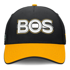 Boston Bruins Fanatics Authentic Pro Rink Team Code Flex Hat - Black/Gold | US 202498988