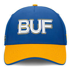 Buffalo Sabres Fanatics Authentic Pro Rink Team Code Flex Hat - Royal/Gold | US 202498989