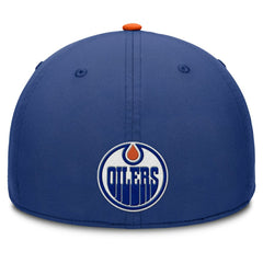 Edmonton Oilers Fanatics Authentic Pro Rink Team Code Flex Hat - Royal/Orange | US 202498992
