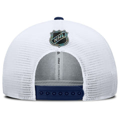 Washington Capitals Fanatics Authentic Pro Rink Lockup Adjustable Trucker Hat - Navy/White | US 202499008