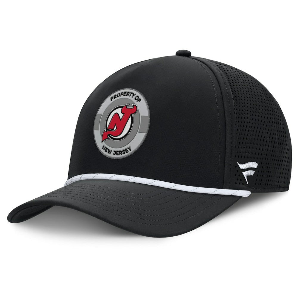 New Jersey Devils Fanatics Authentic Pro Rink Adjustable Hat - Black | US 202499032