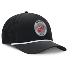 Detroit Red Wings Fanatics Authentic Pro Rink Adjustable Hat - Black | US 202499045