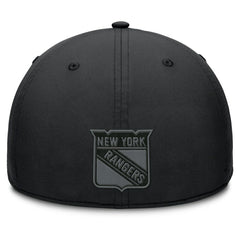 New York Rangers Fanatics Authentic Pro Road Team Code Flex Hat - Black | US 202499087