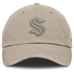 Seattle Kraken Fanatics Authentic Pro Road Adjustable Hat - Tan | US 202499132