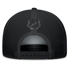 Utah Mammoth Fanatics Authentic Pro Road Team Code Trucker Adjustable Hat - Black | US 202499165