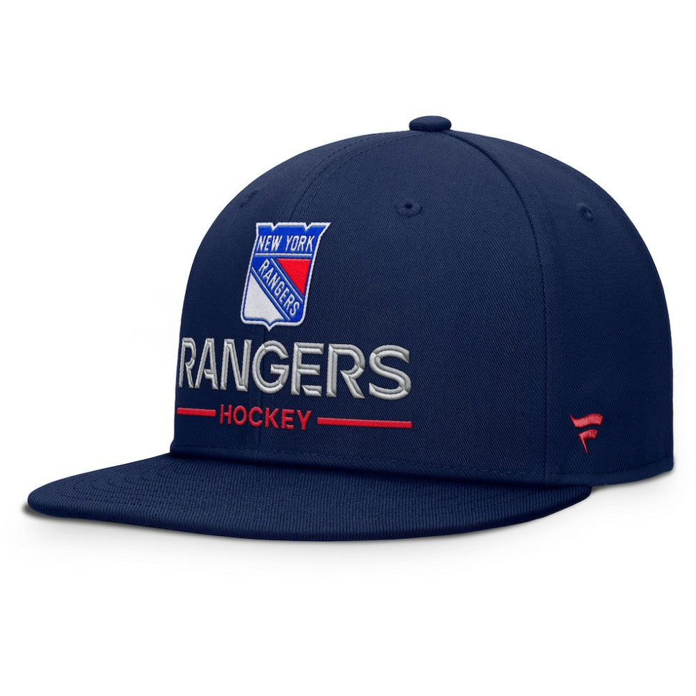 New York Rangers Fanatics Authentic Pro Rink Lockup Snapback Hat - Navy | US 202499174