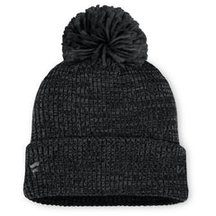 Vegas Golden Knights Fanatics Women's Authentic Pro Road Cuffed Knit Hat with Pom - Black | US 202499265