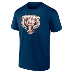 Chicago Bears Chrome Dimension T-Shirt - Navy T-shirts