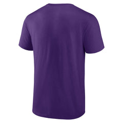 Minnesota Vikings Chrome Dimension T-Shirt - Purple T-shirts