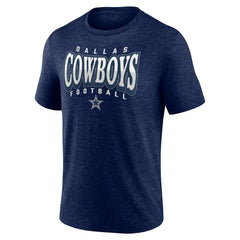 Dallas Cowboys Divided Warp Tri-Blend T-Shirt - Navy T-shirts