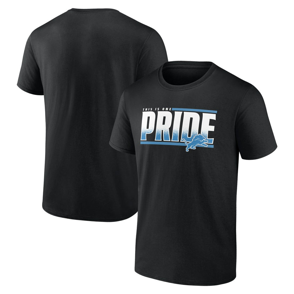 Detroit Lions One Pride T-Shirt - Black T-shirts
