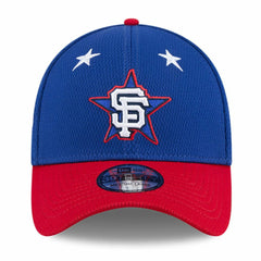 San Francisco Giants New Era 2025 MLB All-Star Game Workout 39THIRTY Flex Hat - Blue/Red Hats
