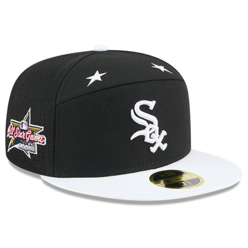 Chicago White Sox New Era 2025 MLB All-Star Game Side Patch 59FIFTY Fitted Hat - Black/White Hats