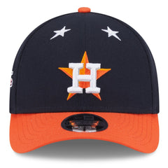 Houston Astros New Era 2025 MLB All-Star Game 9FORTY M-Crown Adjustable Hat - Navy/Orange Hats
