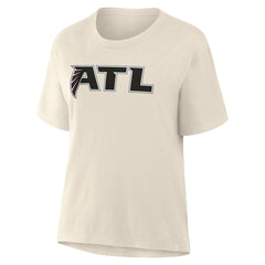 Atlanta Falcons Women's Dove Legacy T-Shirt - Cream T-shirts