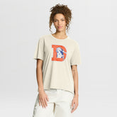 Denver Broncos Women's Dove Legacy T-Shirt - Cream T-shirts