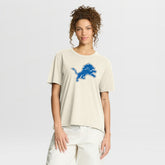 Detroit Lions Women's Dove Legacy T-Shirt - Cream T-shirts