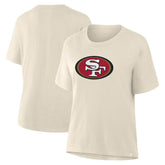 San Francisco 49ers Women's Dove Legacy T-Shirt - Cream T-shirts