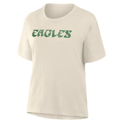 Philadelphia Eagles Women's Dove Legacy T-Shirt - Cream T-shirts