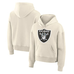 Las Vegas Raiders Women's Dove Legacy Pullover Hoodie - Cream Hoodies