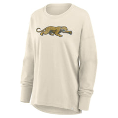 Jacksonville Jaguars Women's Dove Legacy Long Sleeve T-Shirt - Cream T-shirts