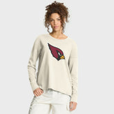 Arizona Cardinals Women's Dove Legacy Long Sleeve T-Shirt - Cream T-shirts