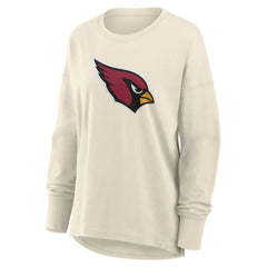 Arizona Cardinals Women's Dove Legacy Long Sleeve T-Shirt - Cream T-shirts
