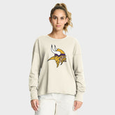 Minnesota Vikings Women's Dove Legacy Long Sleeve T-Shirt - Cream T-shirts