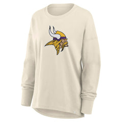 Minnesota Vikings Women's Dove Legacy Long Sleeve T-Shirt - Cream T-shirts