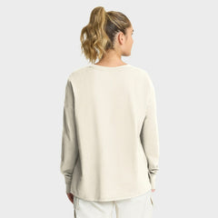 Cleveland Browns Women's Dove Legacy Long Sleeve T-Shirt - Cream T-shirts