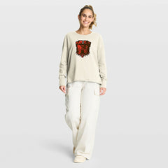 Cleveland Browns Women's Dove Legacy Long Sleeve T-Shirt - Cream T-shirts