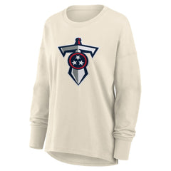 Tennessee Titans Women's Dove Legacy Long Sleeve T-Shirt - Cream T-shirts